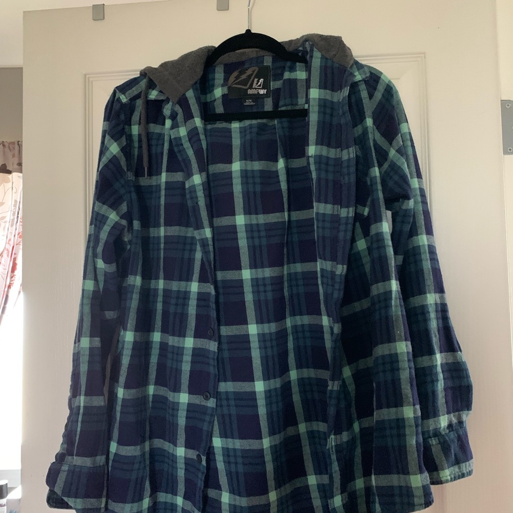 Flannel Hoodie